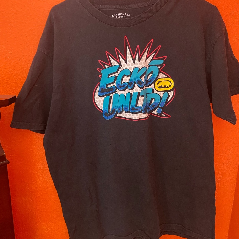 ECKO UNLIMITED Mens Black T Shirt